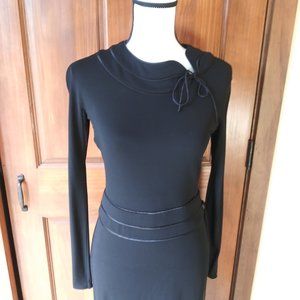 Authentic Giorgio Armani long sleeved black dress US 6